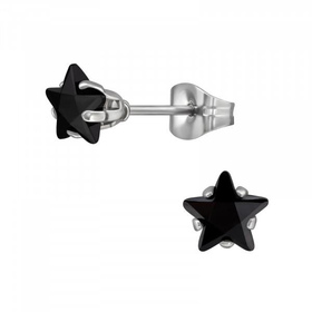 Stern Kinder Ohrringe Chirurgenstahl