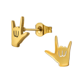 Rockhand Kinder Ohrringe Chirurgenstahl