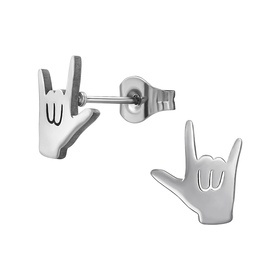 Rockhand Kinder Ohrringe Chirurgenstahl