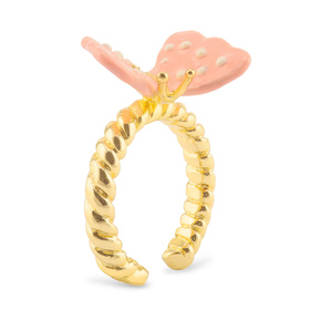 Auf dem Bild zu sehen sind Damen Ringe mit Schmetterling...
