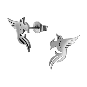 Phoenix Vogel Kinder Ohrringe Chirurgenstahl
