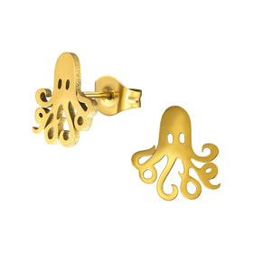 Oktopus Kinder Ohrringe Chirurgenstahl