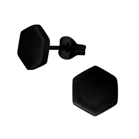 Hexagon Kinder Ohrringe Chirurgenstahl