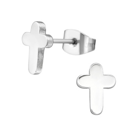 Kreuz Kinder Ohrringe Chirurgenstahl