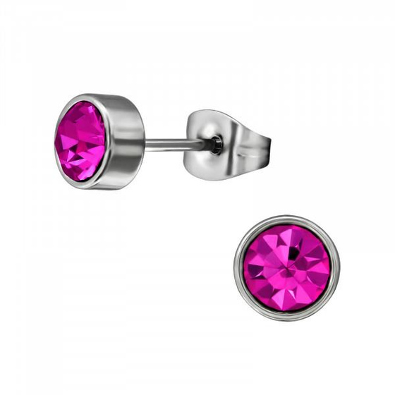 Rund Kinder Ohrringe Chirurgenstahl