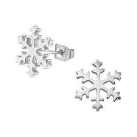 Schneeflocke Kinder Ohrringe Chirurgenstahl