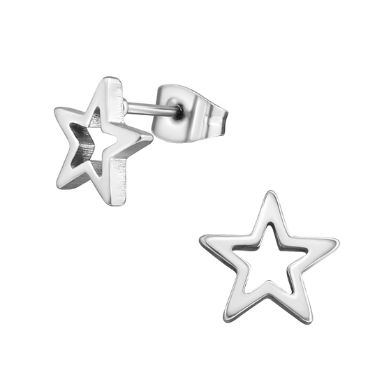 Stern Kinder Ohrringe Chirurgenstahl
