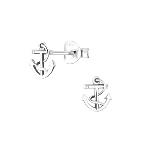 Anker Ohrringe 925 Silber