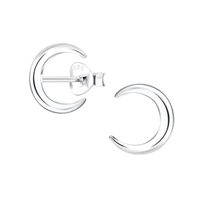 Mond Ohrringe 925 Silber