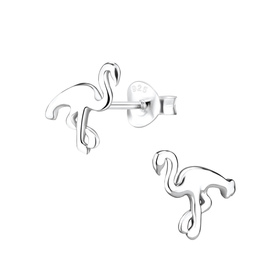 Flamingo Ohrringe 925 Silber