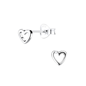 Herz Ohrringe 925 Silber