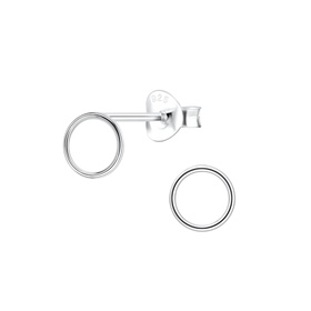 Runde Ohrringe 925 Silber