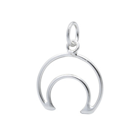 Mond Kettenanhnger 925 Silber
