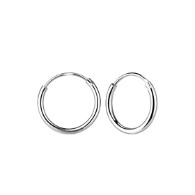 12mm Creolen 925 Silber
