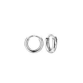 10mm Breite Creolen 925 Silber