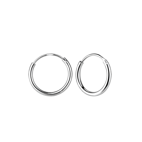 14mm Creolen 925 Silber