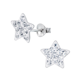 Stern Kinderohrringe 925 Silber