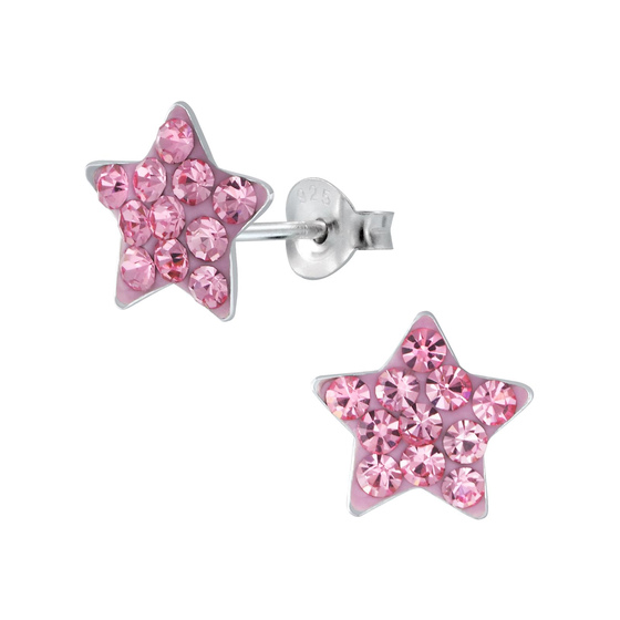 Stern Kinderohrringe 925 Silber