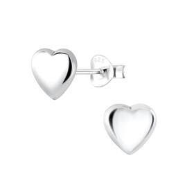 Herz Ohrringe 925 Silber