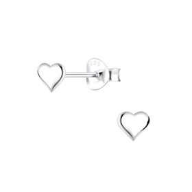 Herz Ohrringe 925 Silber