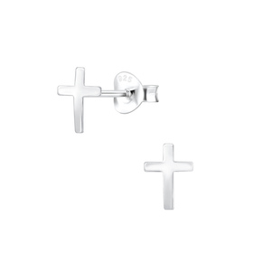 Kreuz Ohrringe 925 Silber