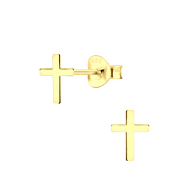 Kreuz Ohrringe 925 Silber