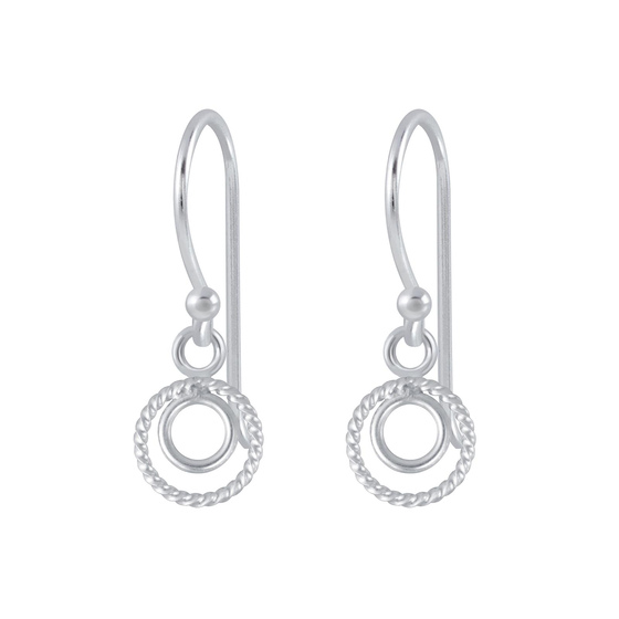 Gedrehte Ohrringe 925 Silber