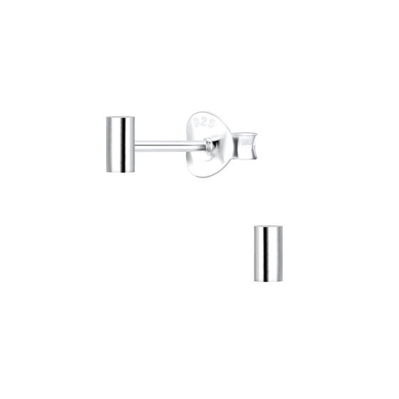 Stab Ohrringe 925 Silber