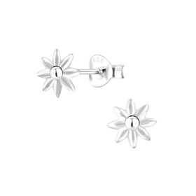Blumen Ohrringe 925 Silber