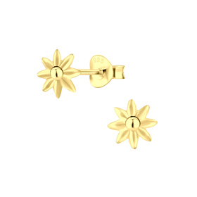 Blumen Ohrringe 925 Silber