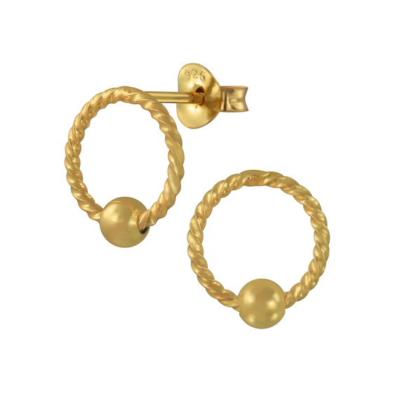 Runde Ohrringe 925 Silber