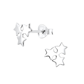 Sternchen Ohrringe 925 Silber
