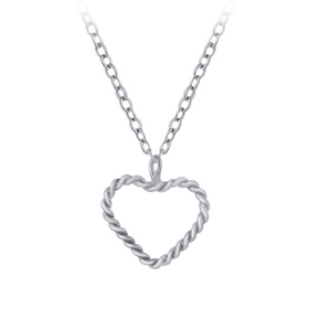 Herz Halskette 925 Silber