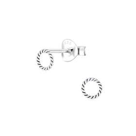 Runde Ohrringe 925 Silber