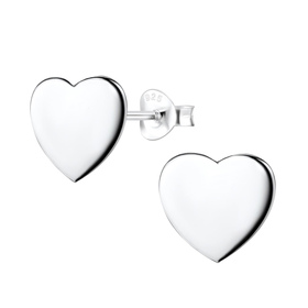 Herz Ohrringe 925 Silber