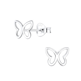 Schmetterling Ohrringe 925 Silber