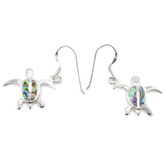 Auf dem Bild zu sehen sind Damen Ohrringe Schildkrte Ohrhnger aus 925 Sterling Silver echt Silber