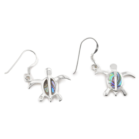 Das Bild mit Beschreibung zeigt Damen Ohrringe Schildkrte Ohrhnger aus 925 Sterling Silver echt Silber