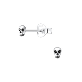 Totenkopf Ohrringe 925 Silber
