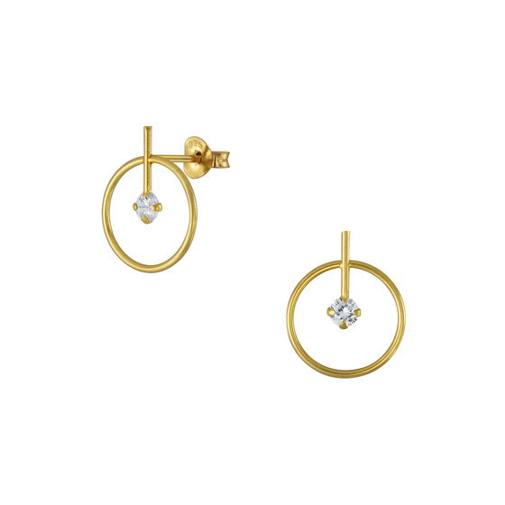 Geometrische Ohrringe 925 Silber