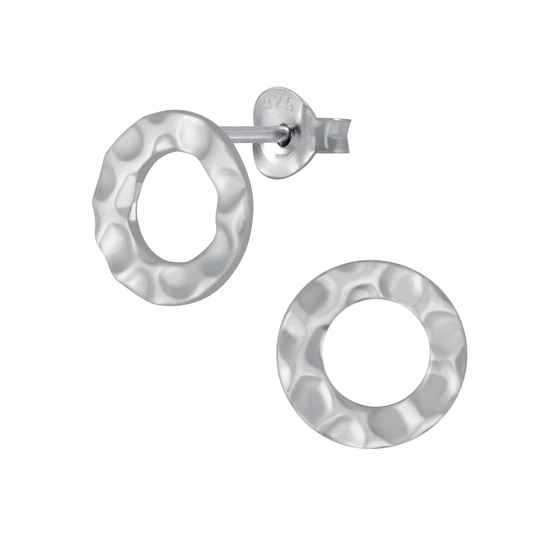 Runde Ohrringe 925 Silber