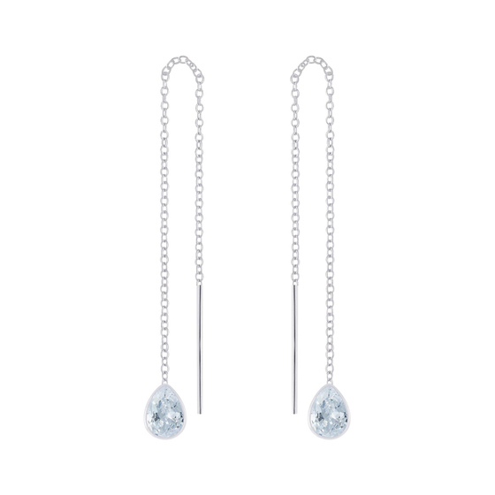 Hnge Zirconia Ohrringe 925 Silber