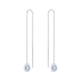 Hnge Zirconia Ohrringe 925 Silber