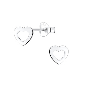 Herz Ohrringe 925 Silber