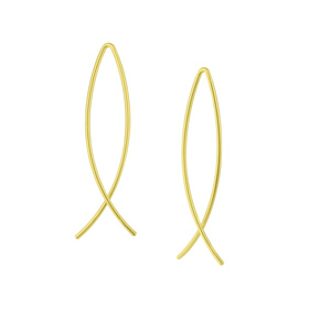 Stab Ohrringe 925 Silber