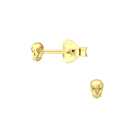 Totenkopf Ohrringe 925 Silber