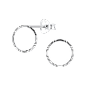 Runde Ohrringe 925 Silber