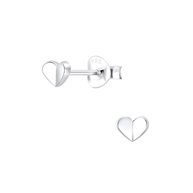 Herz Ohrringe 925 Silber