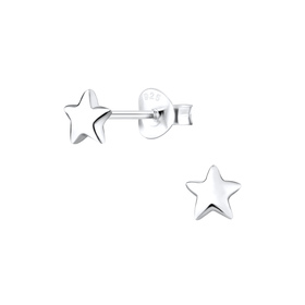 Stern Ohrringe 925 Silber