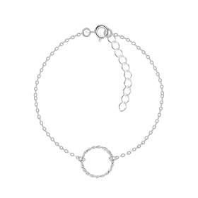 Rundes Armband 925 Silber